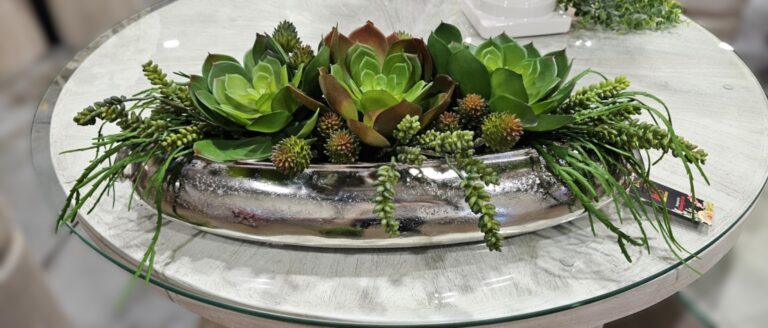 Faux Succulent Table Top Arrangement